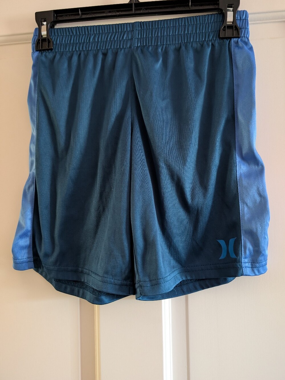 Boy's Hurley Teal and Light Blue Athletic Shorts